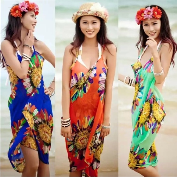Other - Cover up, wrap dress, Hawaiian